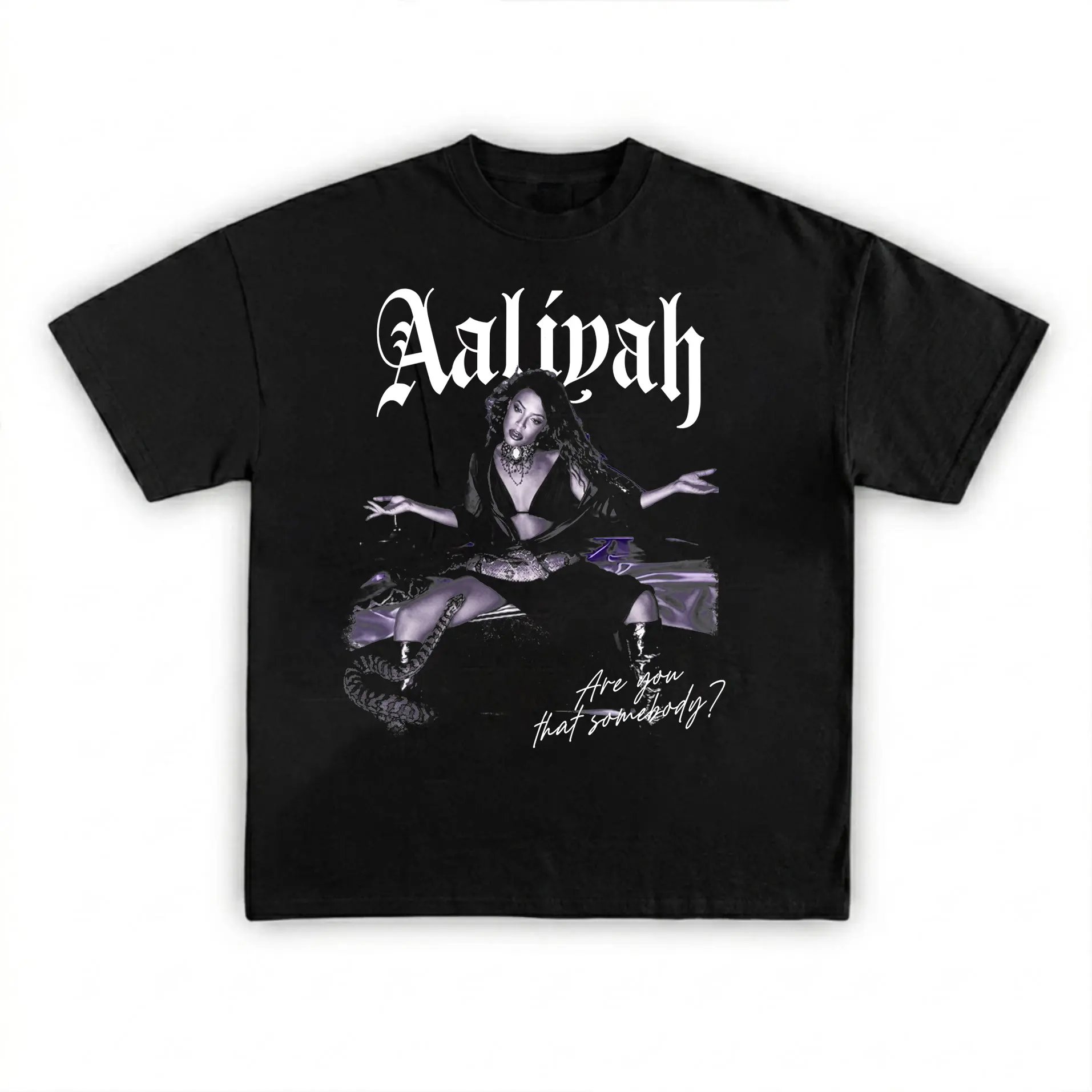 Aaliyah Vintage R&B Graphic T-Shirt, 90s Y2K Music Inspired Tee, Retro Hip Hop Streetwear, Unisex R&B Fan Shirt