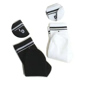 2 Pairs One Black And One White Socks Trendy Unisex Socks | Comfortable & Stylish Everyday Wear
