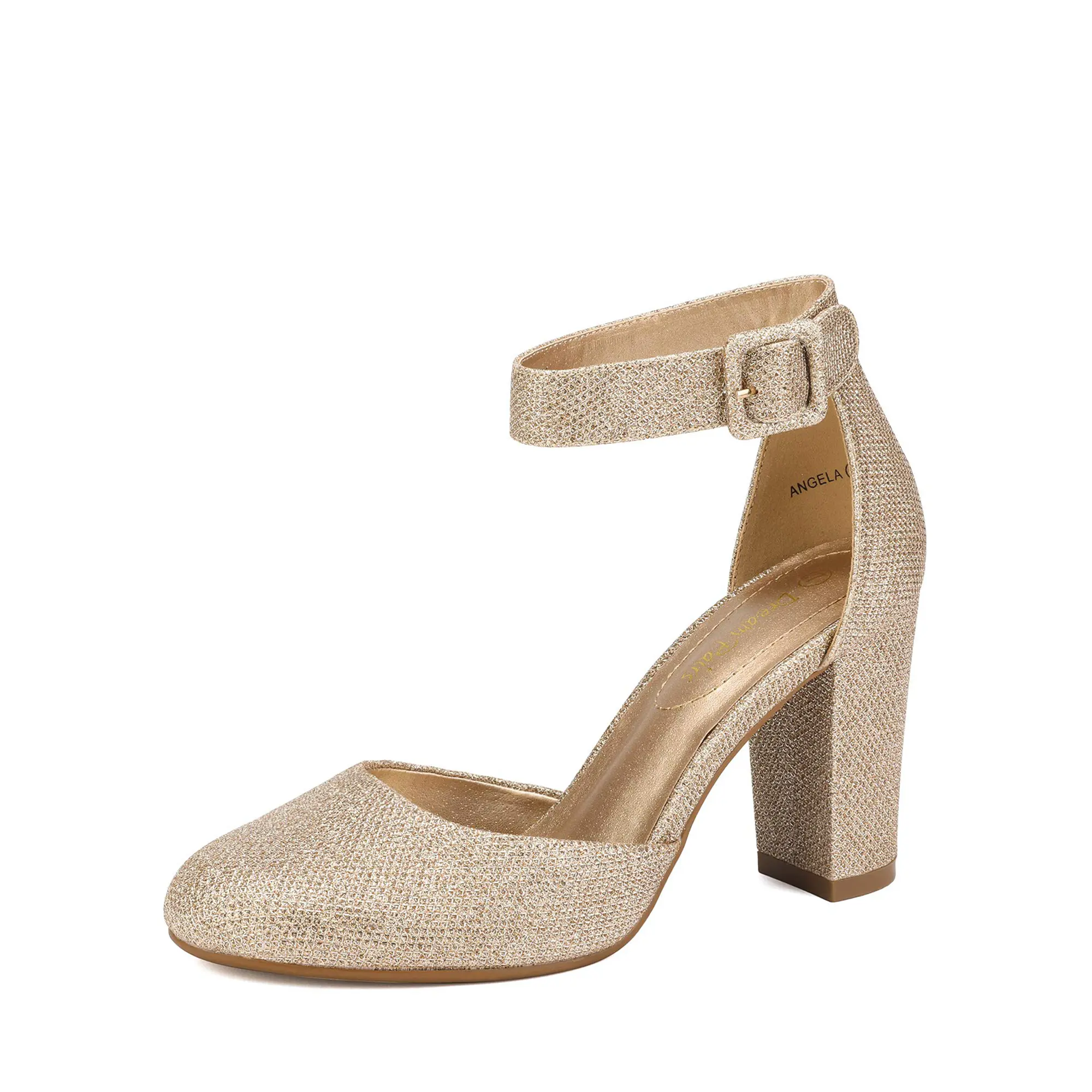 Round Toe Chunky Heel Pumps Round Toe Chunky Heel Pumps