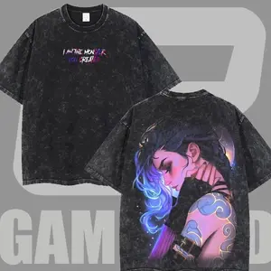 Retro Vintage Jinx x Powder Arcane: League of Legends Washed Game T-shirt Game Soft Cotton, FPS, Game Lover Unisex Shirt Gift for Him Gift For Her Vintage Y2K Hoodie Sweatshirt arcane merch KEJ