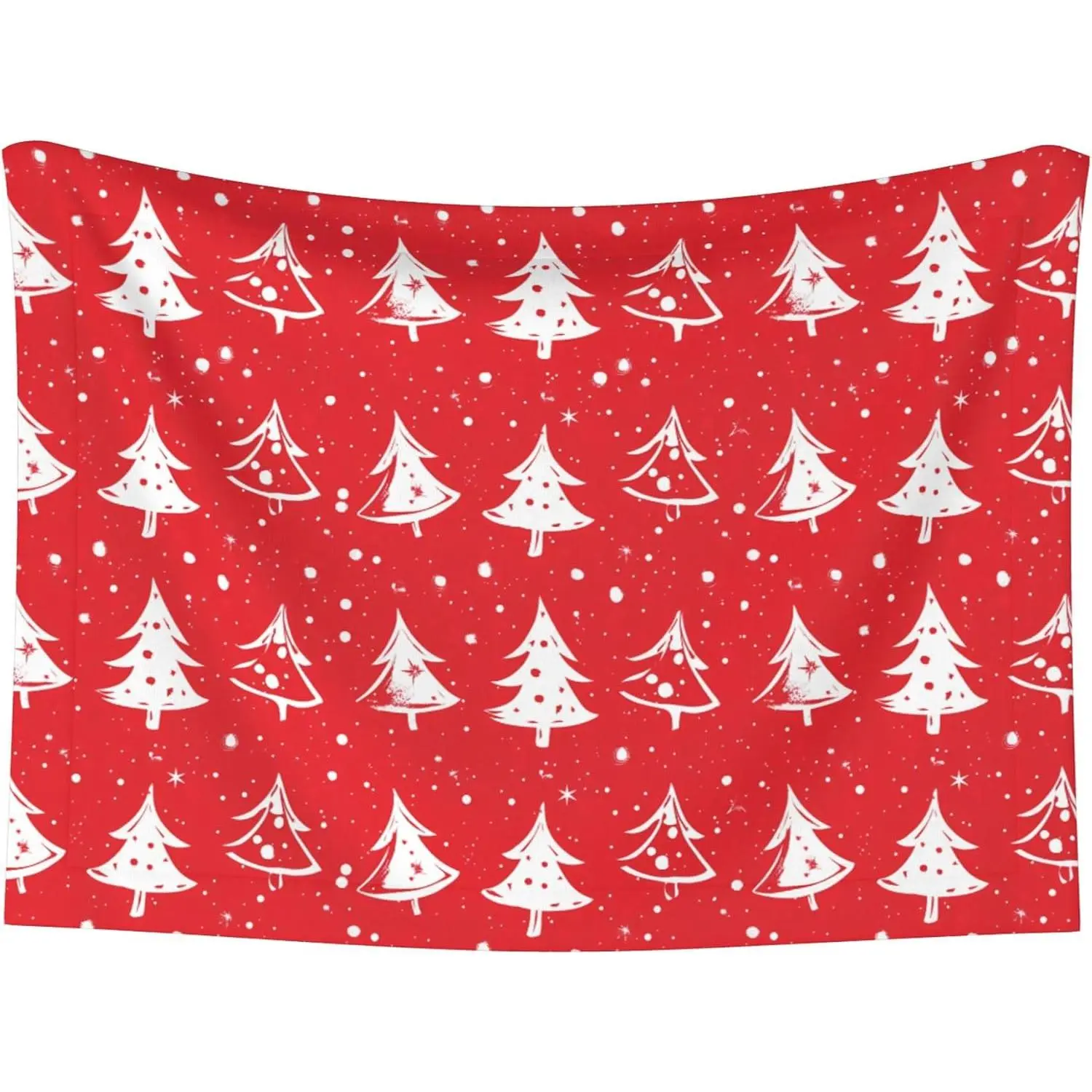 Xmas Tree Throw Blanket - Red Blanket for Dog Cat Holiday Pet Blankets 23x16 for Couch Sofa Bed