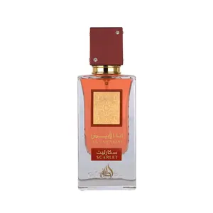Lattafa Ana Abiyedh Scarlet – Fruity, Floral, Spicy, Sweet – Eau de Parfum Spray Long-Lasting Fragrance for Unisex, 2.0 Ounce / 60 ml