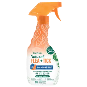 TropiClean Natural* Flea + Tick Dog Spray, 16oz