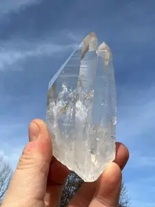 Lemurian Quartz Crystal with Multiple Points (Cluster)