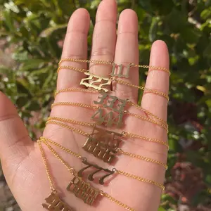 Angel Number Necklace (Gold 111)