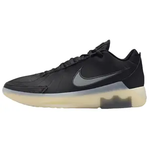 NIKE Men's LeBron Witness 9 Athletic Sneaker - Black Upper, Coconut Milk Accents, Layered Textile, Impact Protection for Outdoor Sports