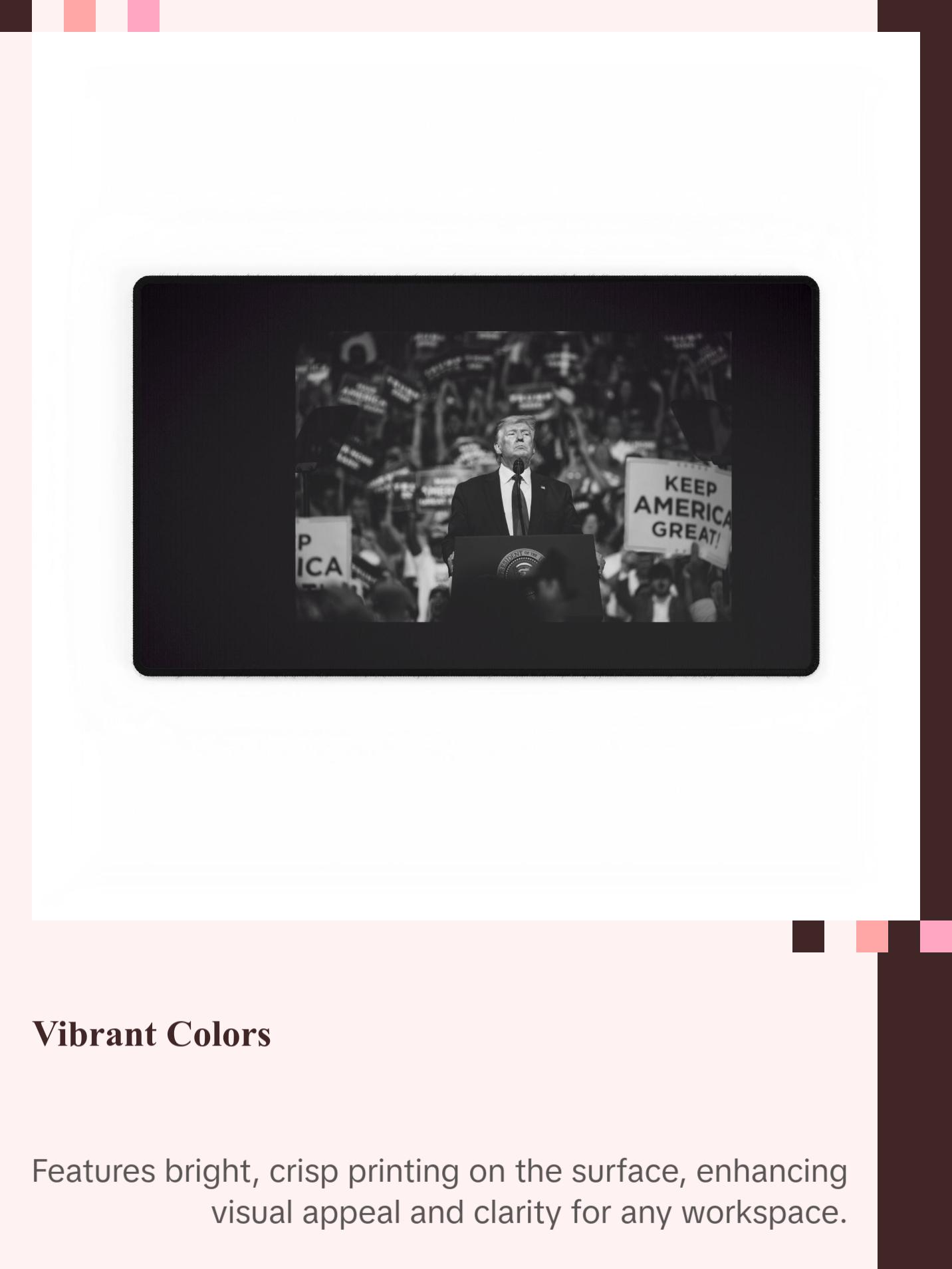 Desk Mat - Donald Trump Rally Keyboard Desk Mat