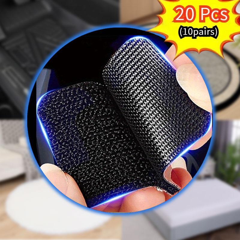 Double - sided adhesive - backed Velcro (10 pairs), self - adhesive hook - and - loop straps. Suitable for both indoor and outdoor use, applicable to carpets and car floor mats. Strong Hold Easy Installation girl room accessories