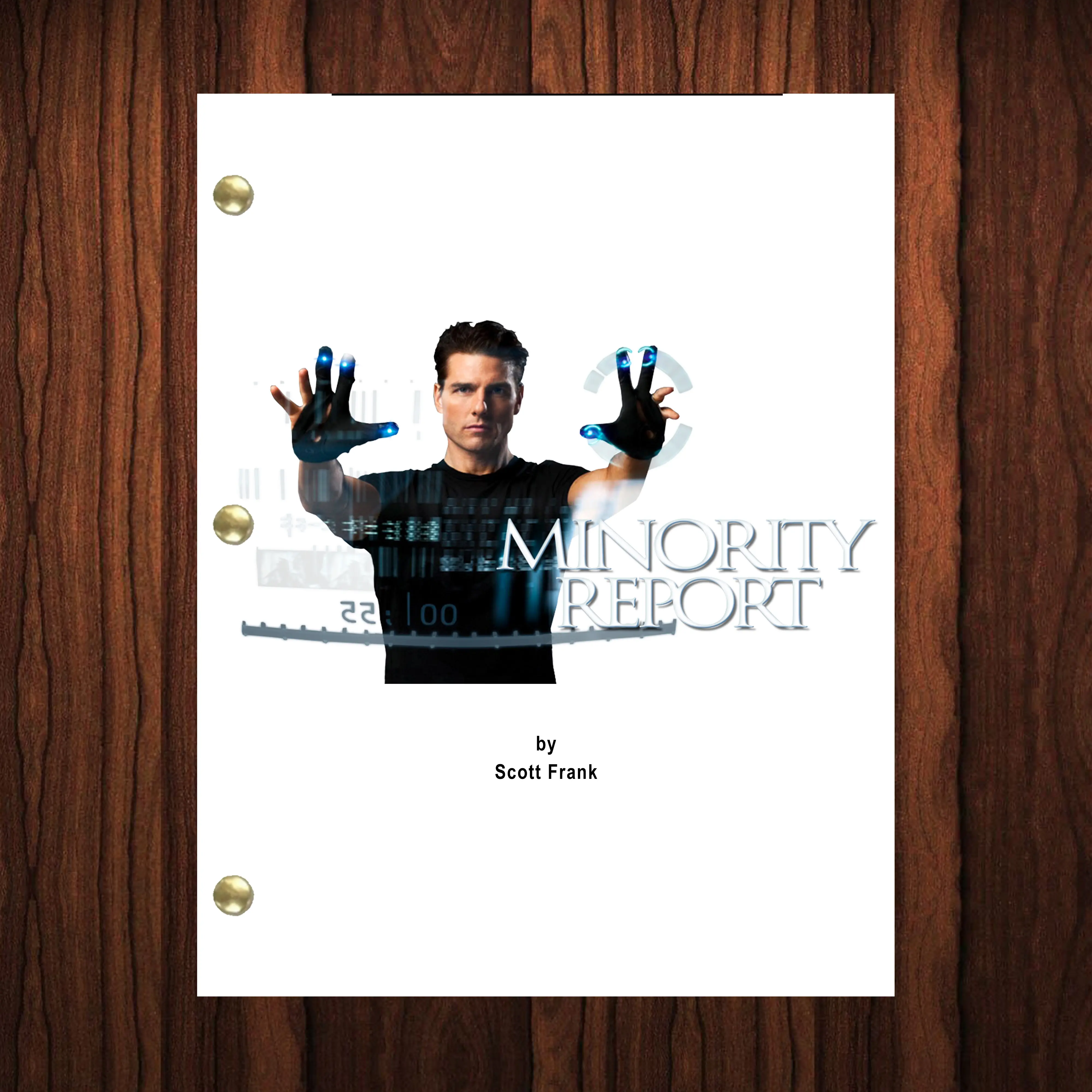 Minority Report Movie Script Reprint Full Screenplay Full Script Tom Cruise