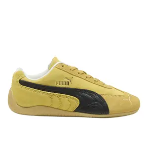 PUMA Womens Speedcat Lace Up Sneakers Shoes Casual - Yellow