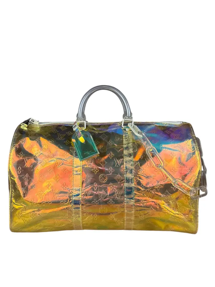 Pre-owned na Shoulder Bags Louis Vuitton x Virgil Abloh Prism Iridescent Bandouliere 50