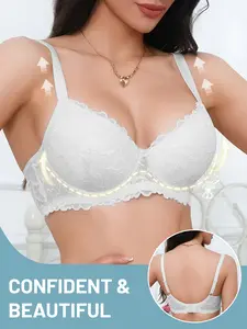 Women's Seamless Maternity Nursing Bralette - Plus-Size Everyday Bras, 1-Handed Feeding, Adjustable, Soft, Wire-Free, Breathable Womenswear Underwear push