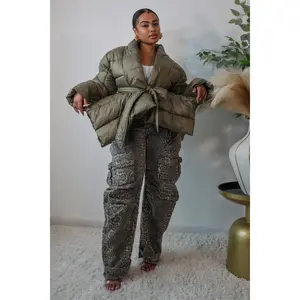 Celestial Wrap Puffer Coat