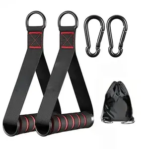Dual Color Handle Resistance Band, Handheld Pull Rope, Home Gym Exercise Tool, Unisex Fitness Equipment, Stretching Accessories (multiple Colors)