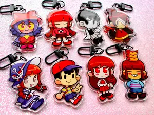 Undertale Keychain, Indie RPG, RPG Maker Keychain Acrylic Charms — Ness, Omori, Buddy, Ib, Frisk, Niko, Madotsuki, Wadanohara! Cute, Durable, And Perfect For Bags, Keys, Or Gifts!