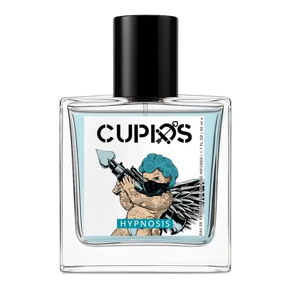 Cupids Hypnosis 2.0 Pheromone-Infused Eau de Parfum for Men, Aromatic Fougère Fragrance, 1.7 fl oz / 50 mL