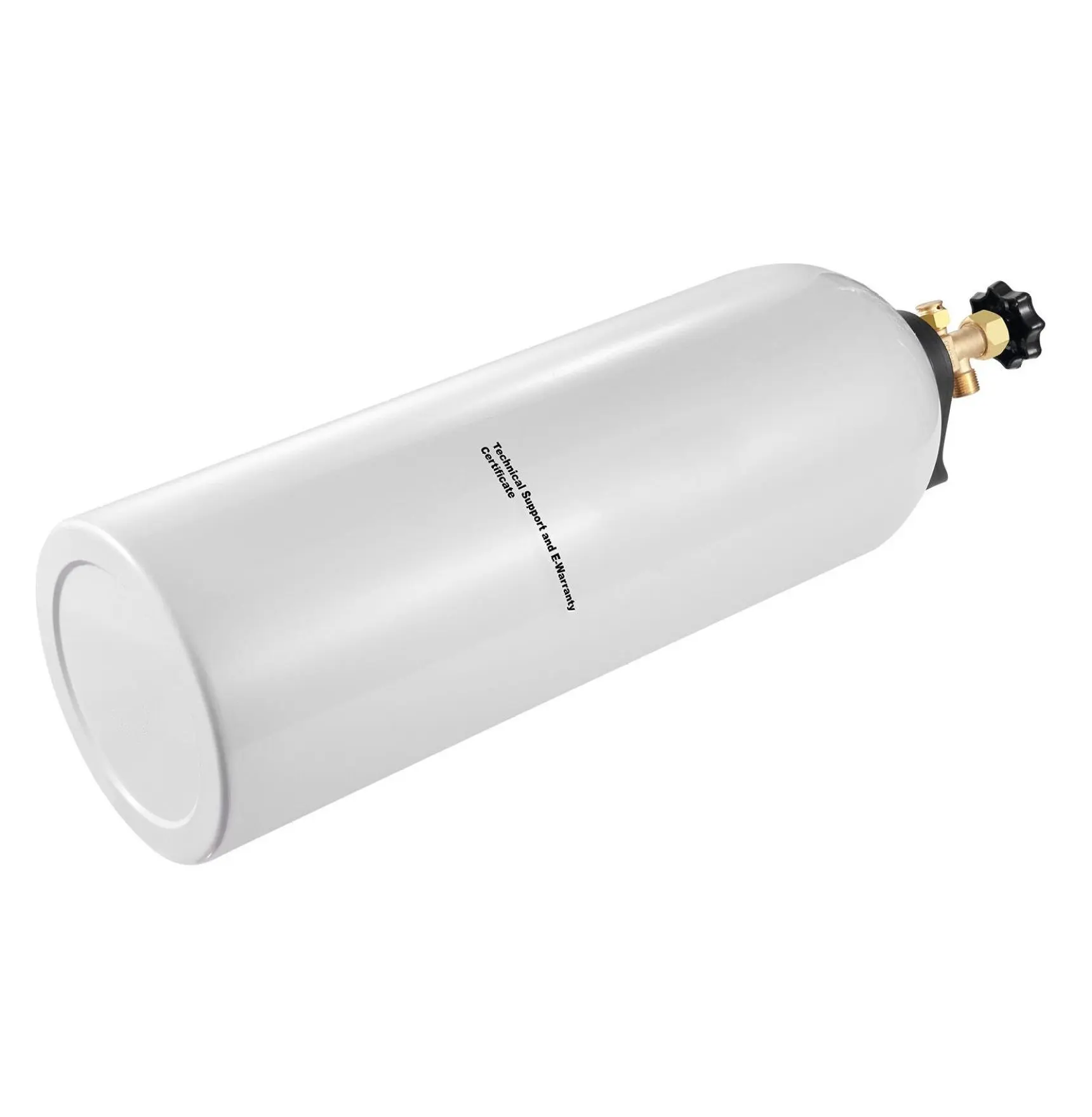 20 lbs CO2 Tank Aluminum Cylinder - CGA320 Valve, Handle, Siphon - DOT Approved for Beer, Soda, Aquarium, Dispensing Default