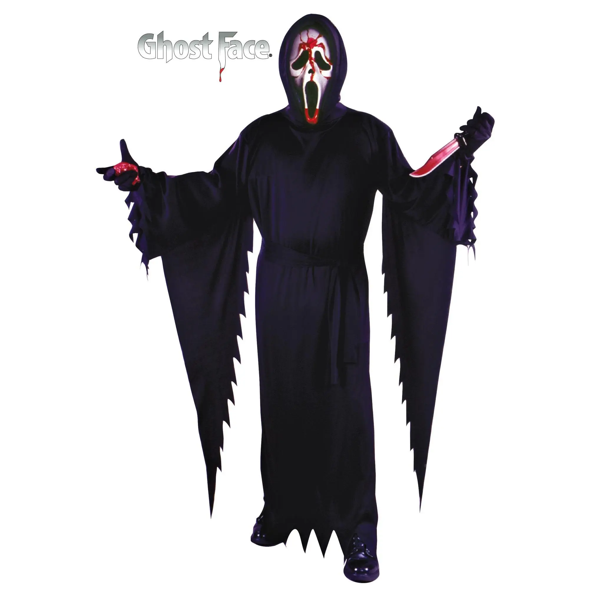 Adults Scream Bleeding Ghost Face Costume