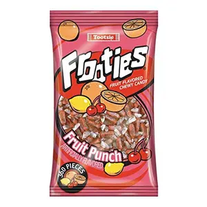 Tootsie Roll Red Frooties - 2 Pound Bag of Individually Wrapped Chewy Candy – Gluten Free, Peanut Free – Fruit Punch, 38.8 oz.