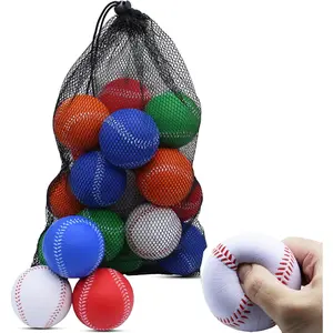 Baseball,Foam Baseballs Training Baseballs Unmarked Practice Baseball for Hitting, Soft Toss, Batting, Fielding, Pitching