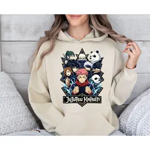 Jujutsu Kaisen Anime Shirt, Jjk Season 3 Sweatshirt, Yuji Fan Tee, Gift For Anime Fans Hoodie, Unisex Sweater Pullover Tee