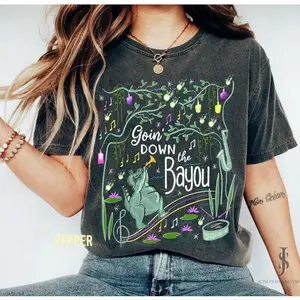 Comfort Color/Gildan Shirt Tiana's Bayou Adventure Ride Tee Goin Down the Bayou Princess T-Shirt The Princess and the Frog [Adult - Youth - Toddler], Outfit Summer 2026