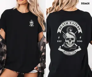 Comfort colors unisex Death Eater Shirt, Malfoy - Voldemort Theme Park Shirt Cotton Fabric