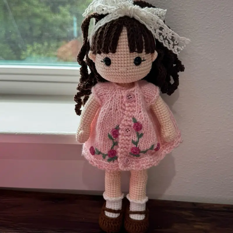 Cute handmade crochet doll