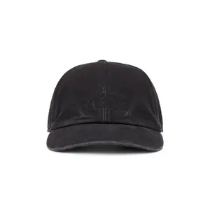 MM6 Maison Margiela Dad Hat in Washed Black