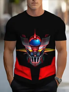 Women's Casual Animal Print Crop Top, Round Neck, Fitted Style, Soft Breathable Fabric, Light Stretch Knit, All Seasons Wear, Streetwear