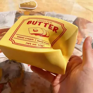 Slow Rising Squishy, Squishy Stress Butter Set for Adults, Sensory Stress Ball for Focus & Fidget, Soft Foam Toy Party Favor Gift, Cute Squeeze Dough for Anxiety Relief Fidget Toy