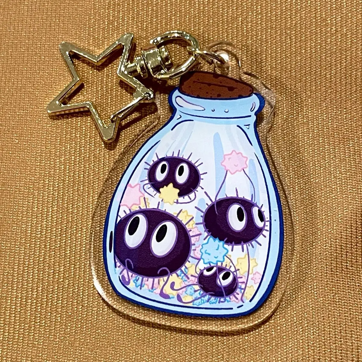 Studio Ghibli Fanart Acrylic Key Charms: Howls Moving Castle Spirited Away Totoro Kiki - Perfect for Fans of All Ages