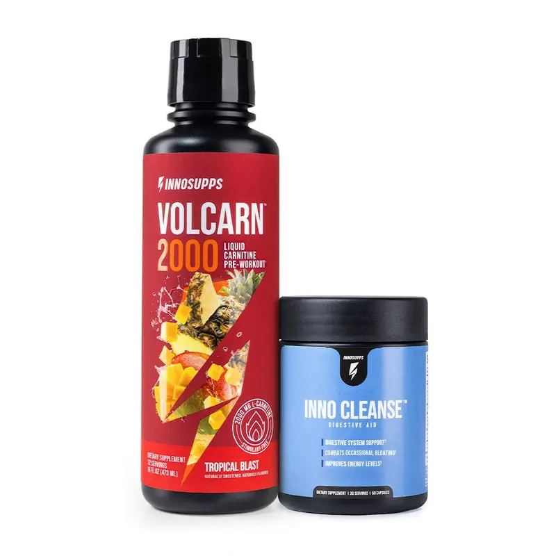 Inno Supps Volcarn 2000 + Inno Cleanse Daily Support Bundle