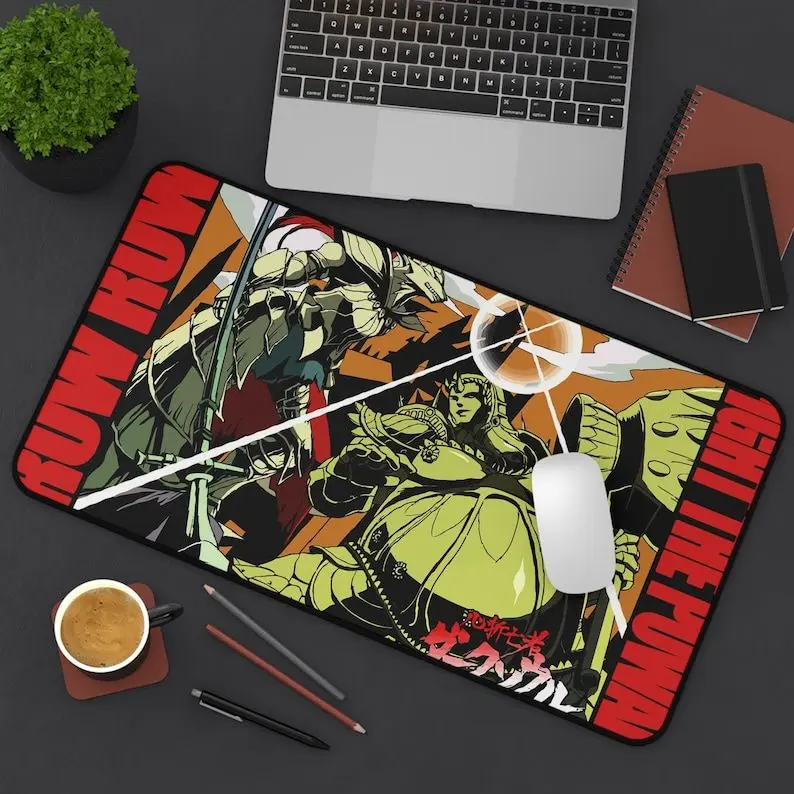 DARK SOULS Ornstein Smough Desk Mat in Retro Anime Style, Premium custom Dark Souls Desk Mat / Play Mat / XXl mouse pad different in sizes