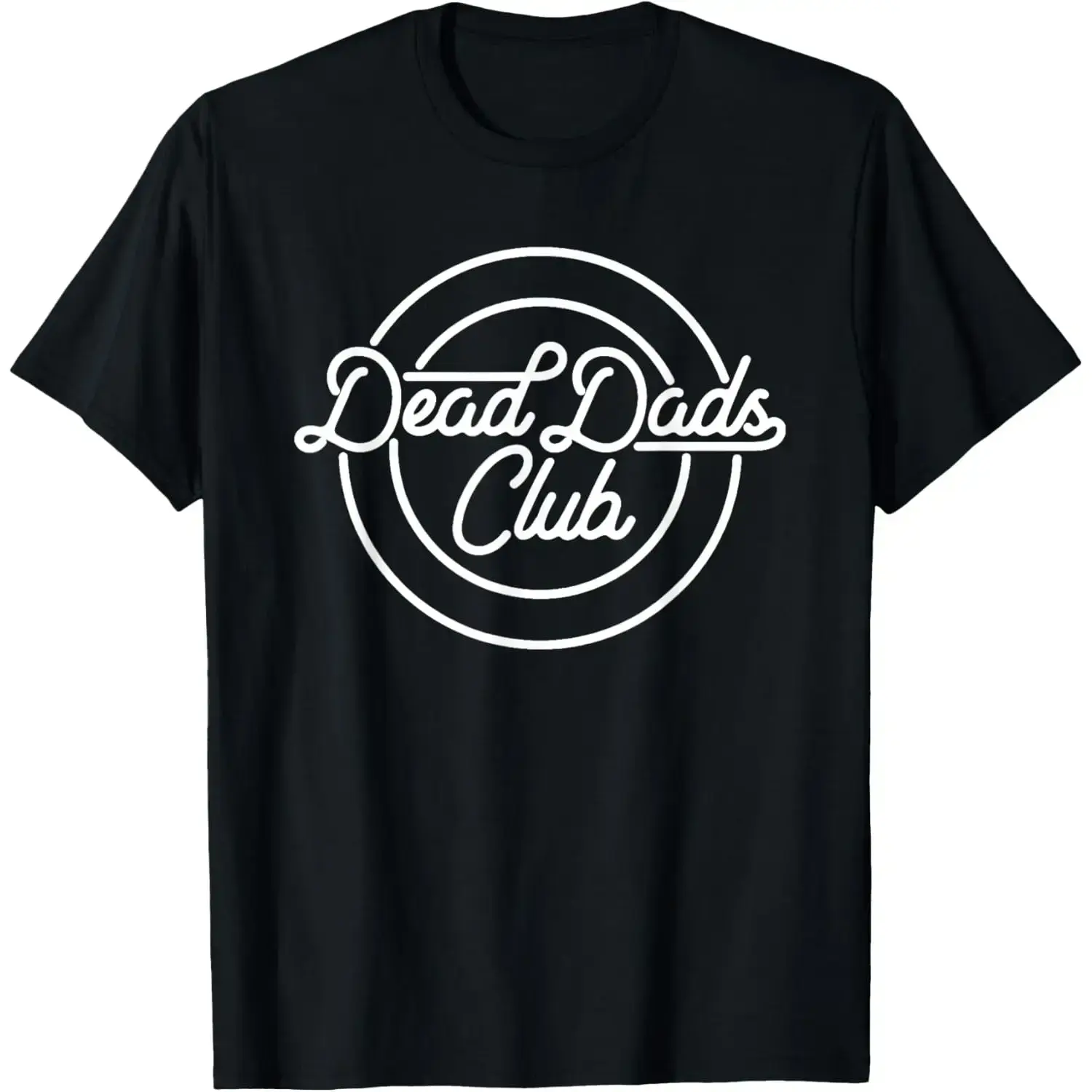 Dead Dad Club, Funny Saying T-Shirt Casual Shortsleeve Cotton FabricArtWearLab