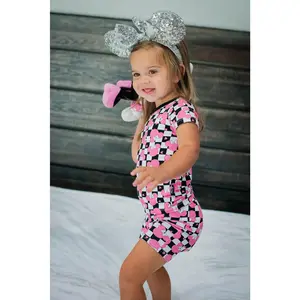 TWO PIECE SHORTIE SET- Millie Magic (Pink)
