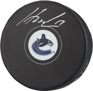 Filip Hronek Vancouver Canucks Autographed Hockey Puck - Fanatics Authentic Certified