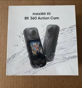 Insta360 X5 8K 360° Action Camera - 256GB Storage Bundle with Accessories and Selfie Stick
