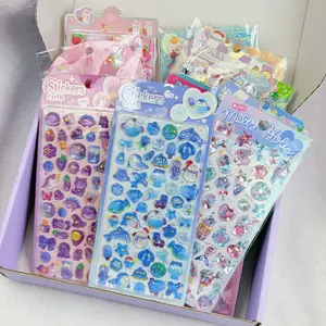 Bundle of 15 Stickers | 3D, Felt & Multi-Material Cartoon Animal Stickers