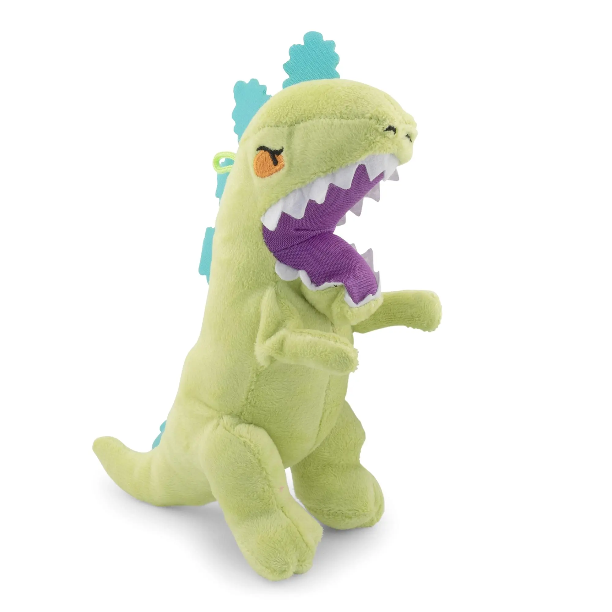 Nickelodeon Rugrats Reptar 7-Inch Plush Stuffed Animal Collectible - Cartoon Animal Patterns, Cute Stuffies, Soft Cuddly Gift, Huggable Size