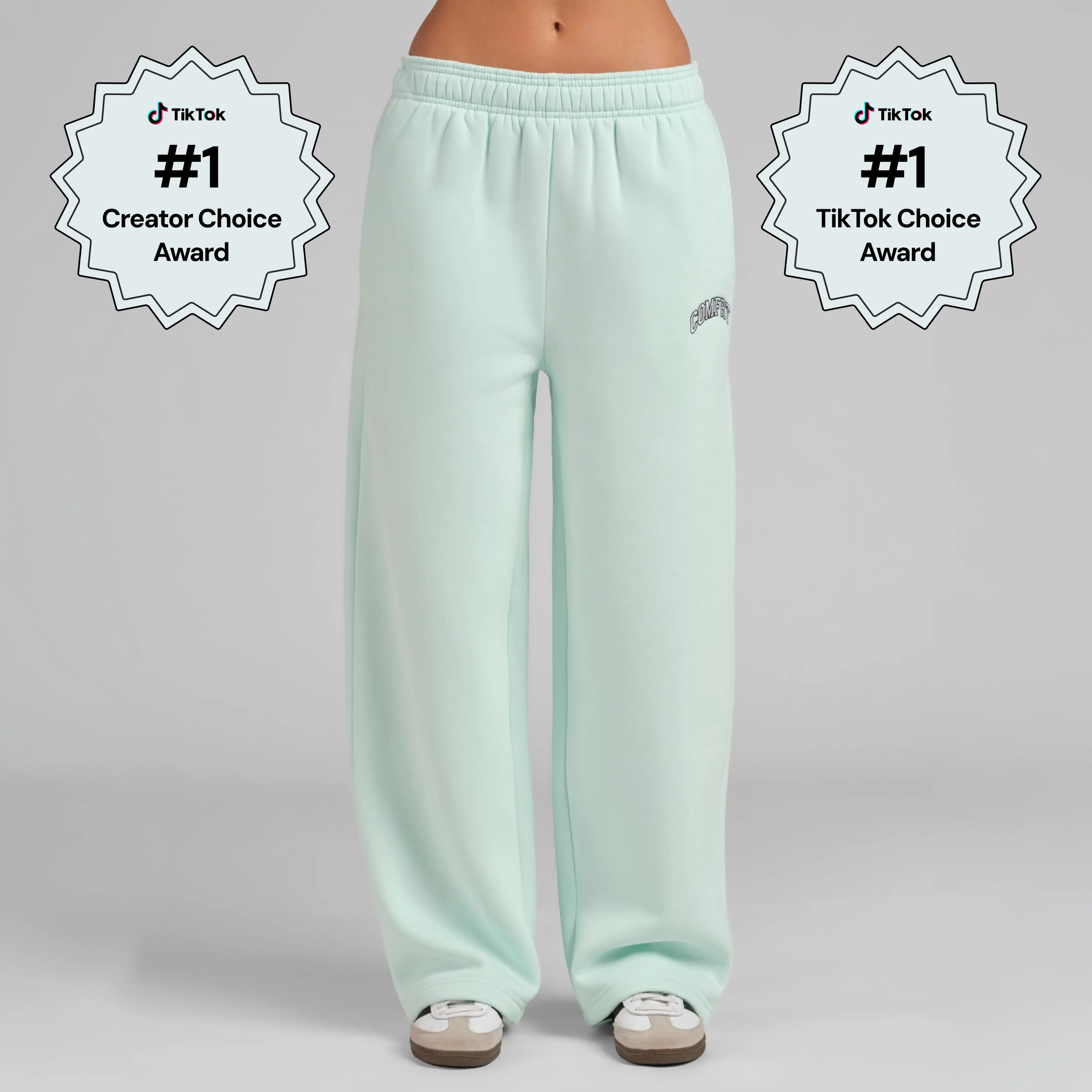 Comfrt | Varsity Straight Leg Sweatpants | Collegiate Style Embroidered Logo Sweatpants Comfrt | Varsity Straight Leg Sweatpants | Collegiate Style Embroidered Logo Sweatpants