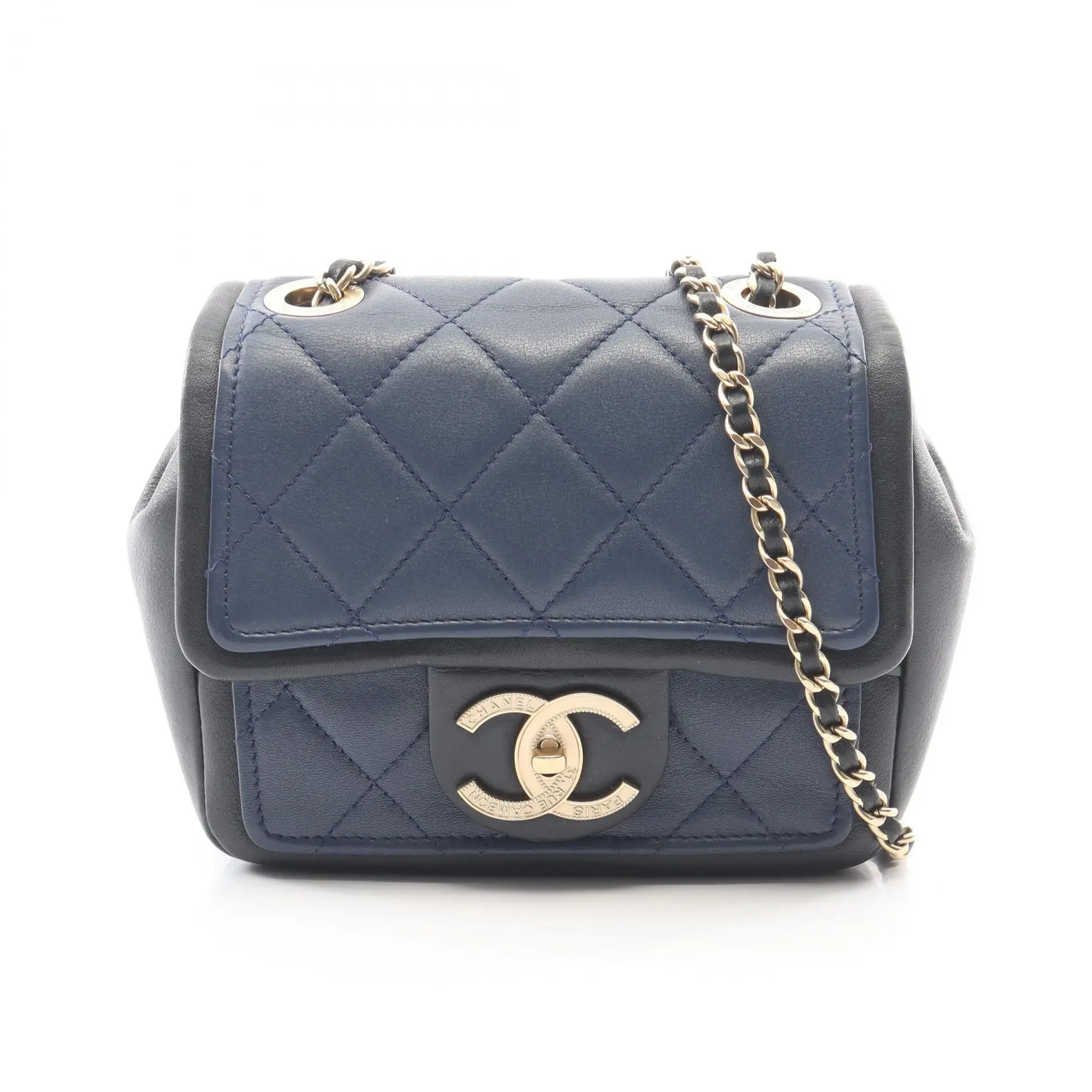 Pre-owned CHANEL Lambskin Shoulder Bags Mini Matelasse Shoulder Bag