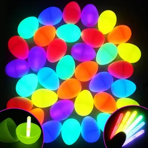 Glow in the Dark for Kids Easter Basket Stuffers, Easter Egg Hunt Party Favors Classroom Decorations Supplies 36Pcs/72Pcs/200Pcs