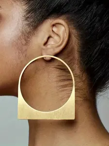 Geometric Design Women's Earrings, Ear Hoop, Casual Alloy Ear Jewelry, Plain Style, All Seasons, Perfect for Daily Wear and Gift