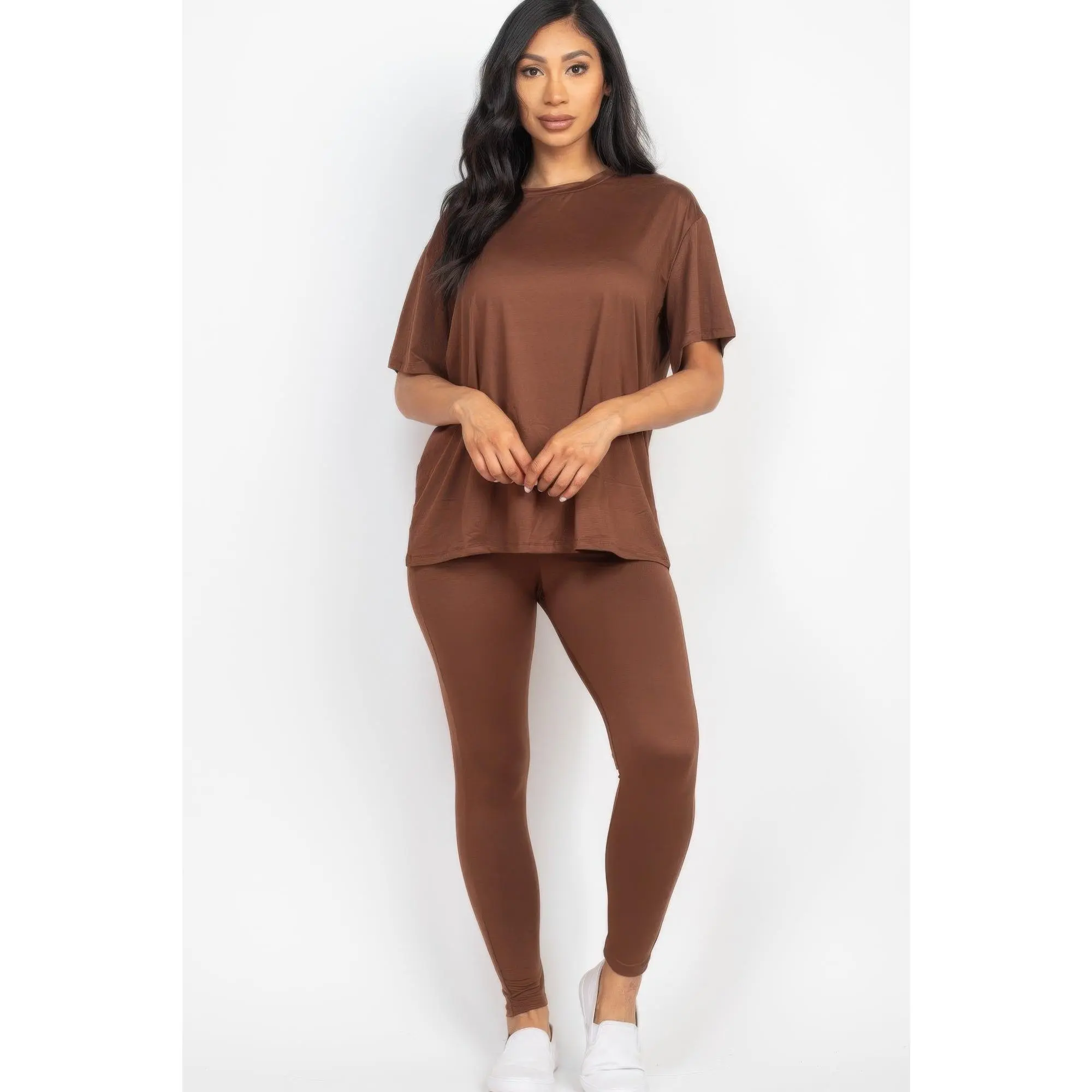 Oversized T-shirt & Leggings Set