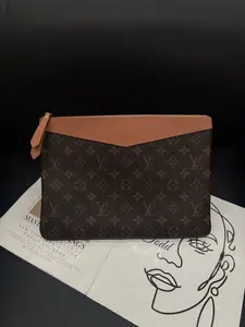Pre-owned Louis Vuitton Leather Mini Bags Preloved LV monogram clutch B7871#