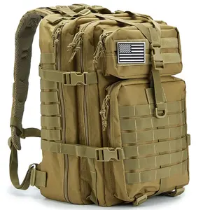 45L Man Tactical Backpacks Traveling Bags Outdoor 3P School Pack EDC Molle Pack For Trekking Hunting Bag camping equipment