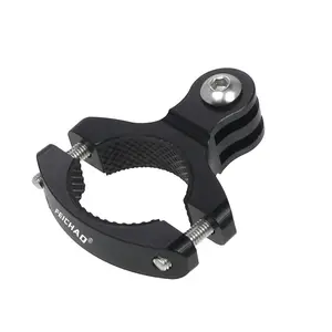 Feichao Bike Motorcycle Handlebar Clamp Mount, O Type Roll Bar Holder, Bicycle Seatpost Clip for Gopro 13 12, Dji Osmo Action 4 Camera