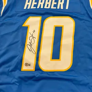 Beckett authenticated chargers autographed Herbert Jersey
