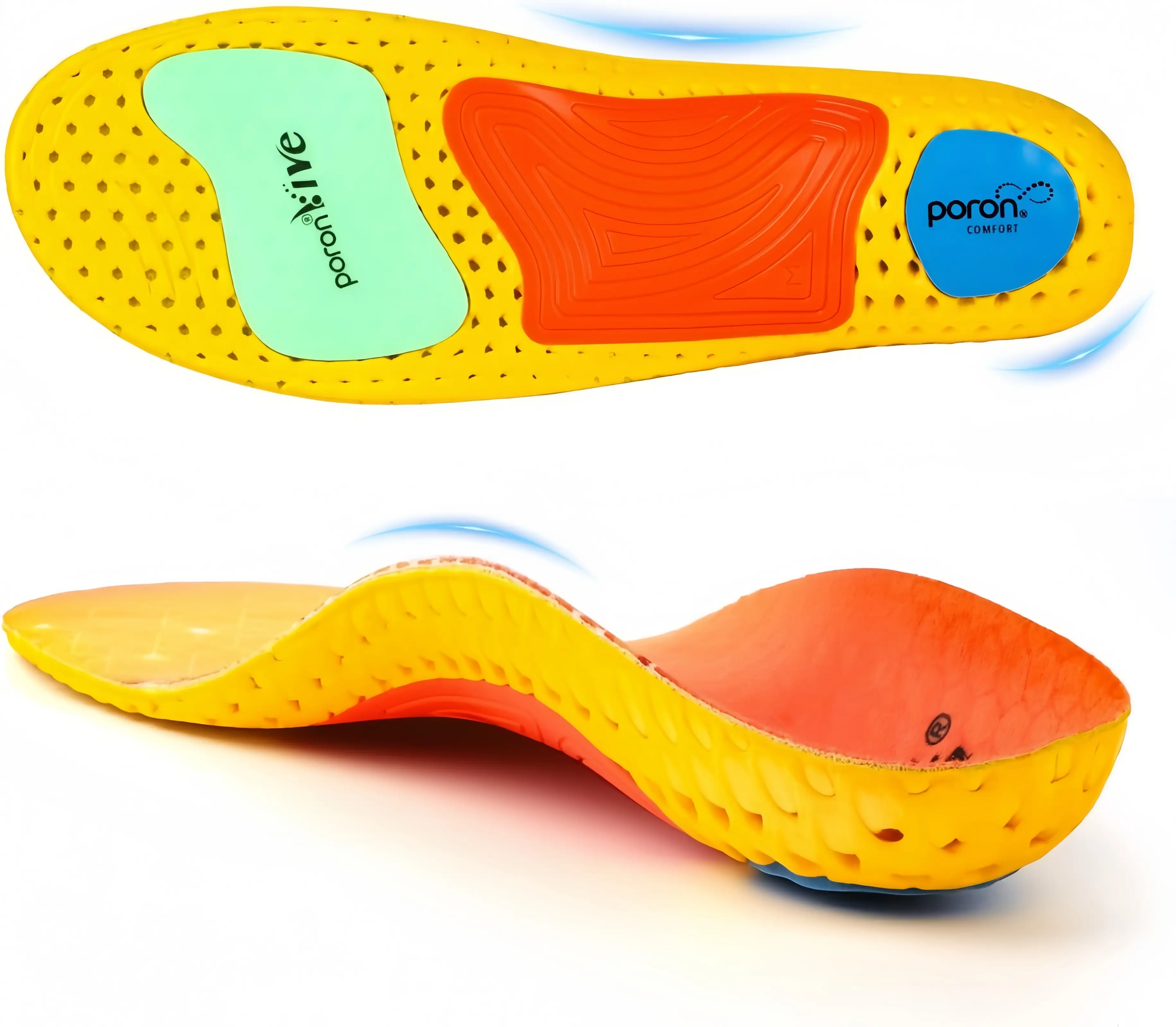 [live]Running Shoe Insoles, Arch Support Inserts for Flat Feet, Shock Absorbing